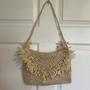 Straw Clutch/ Shoulder Bag